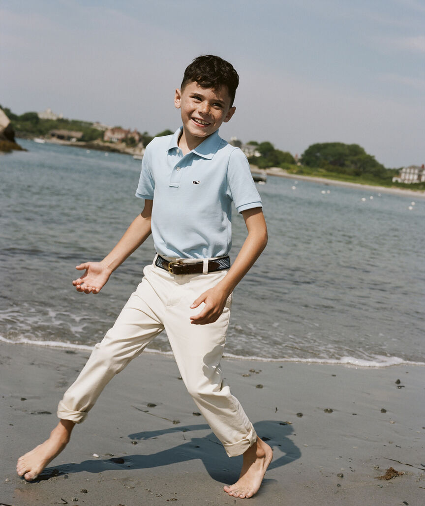 Boys' Heritage Pique Polo