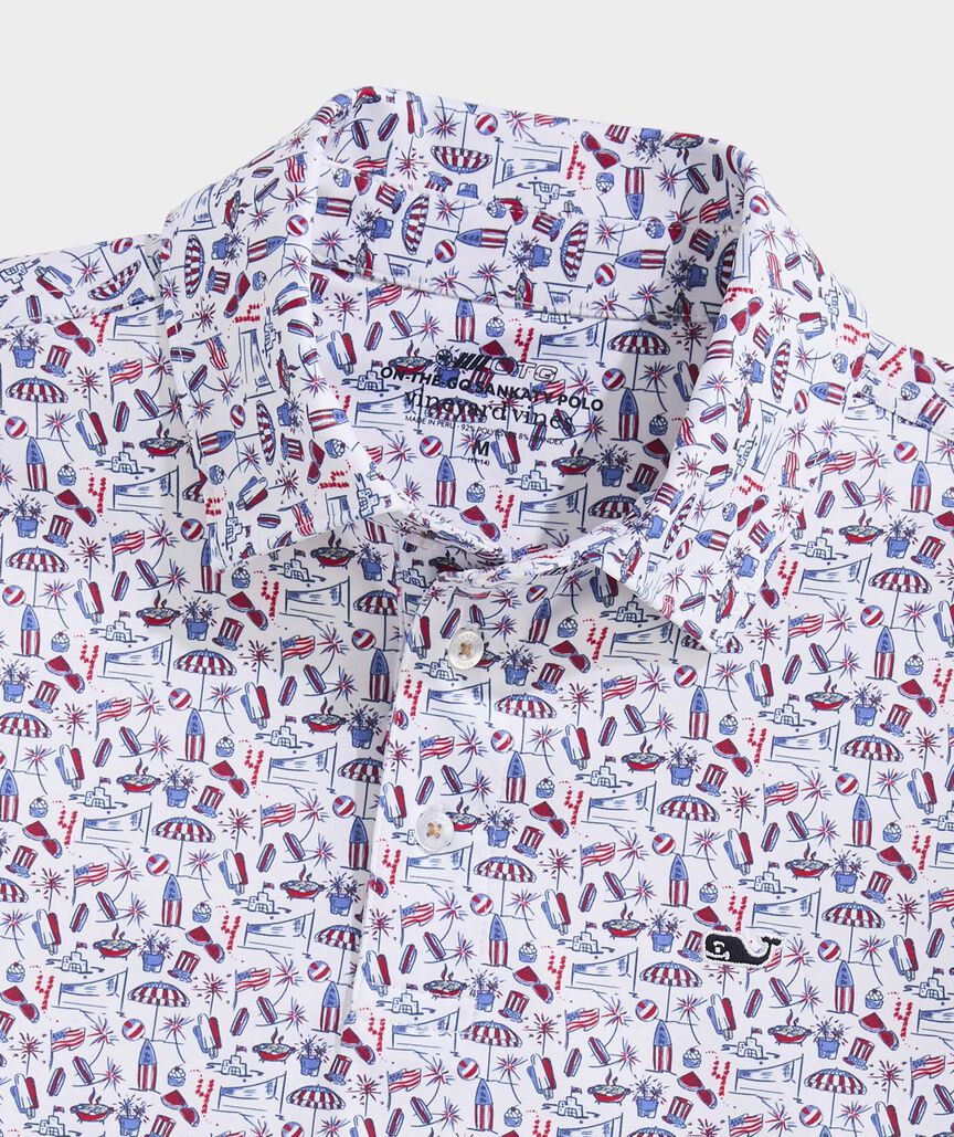 Boys' Performance Printed Sankaty Polo