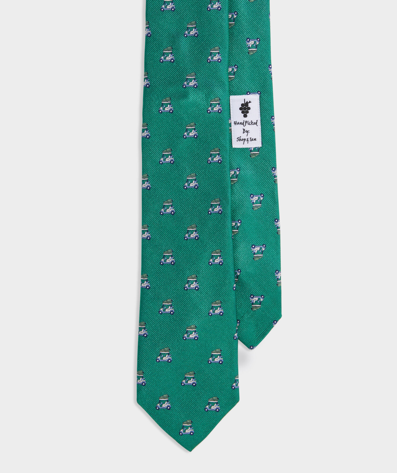 Cart & Tree Woven Kennedy Tie