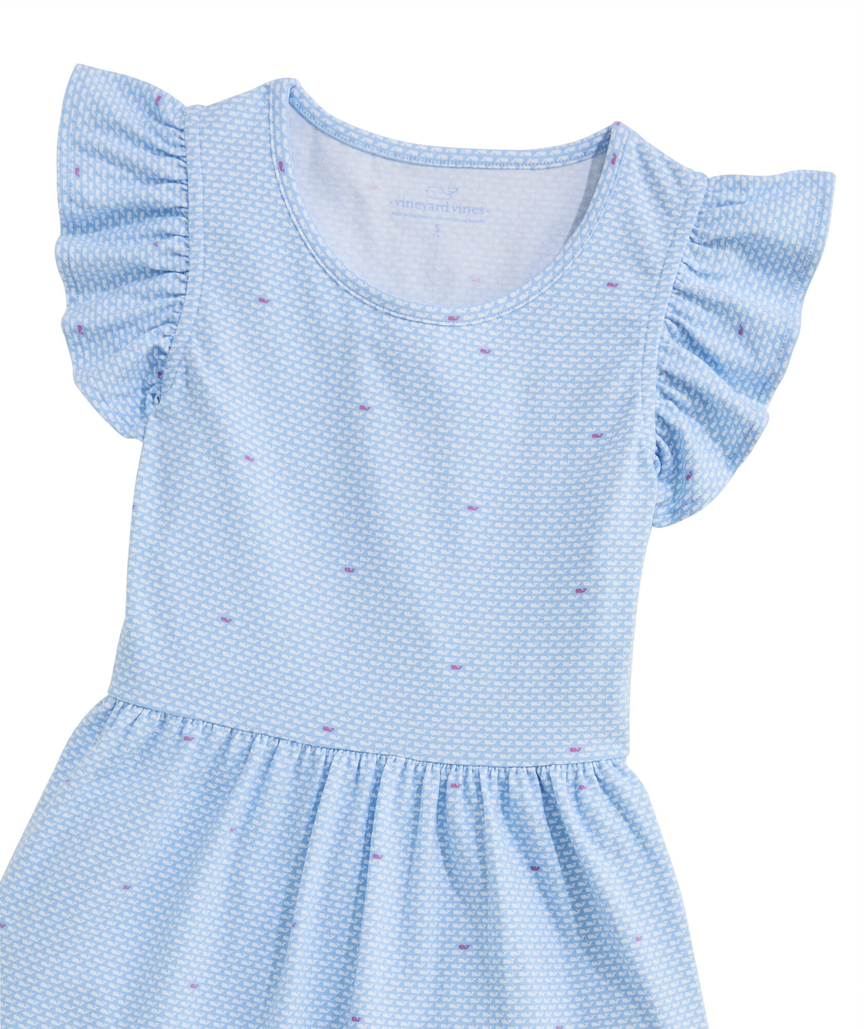 OUTLET Girls' Micro Whales Tee Dress