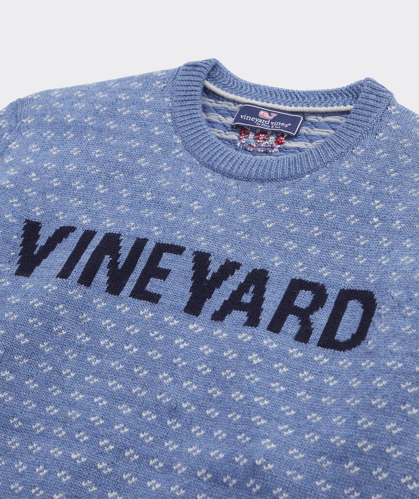 Merino Wool Vineyard Crewneck Sweater