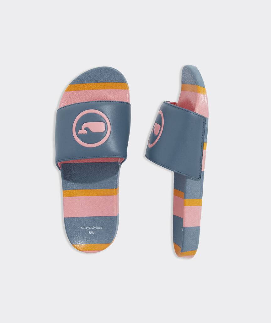Girls' Multi-Stripe Pool Slide