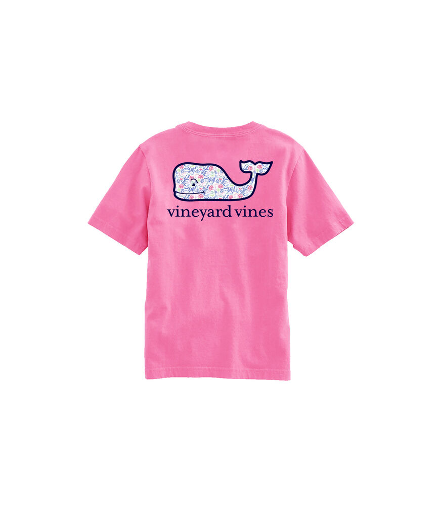 OUTLET Girls' Holiday Sea Chappy Whale Short-Sleeve Pocket Tee