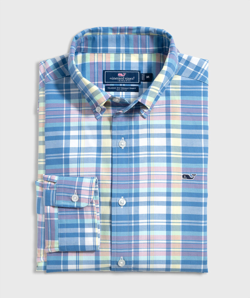 OUTLET Poplin Plaid Shirt