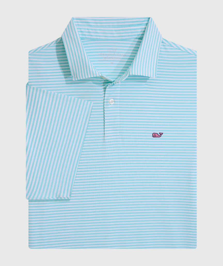 OUTLET Winstead Stripe Performance Polo