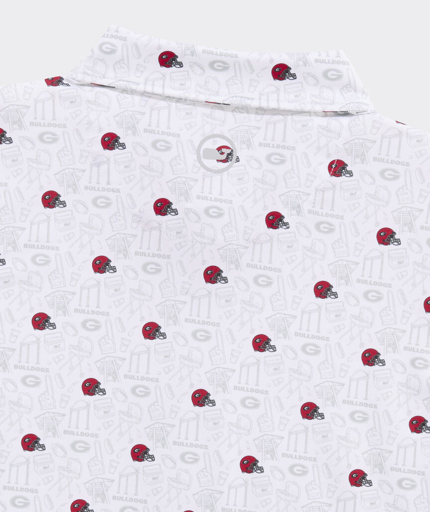 University of Georgia Men's Printed Sankaty Polo