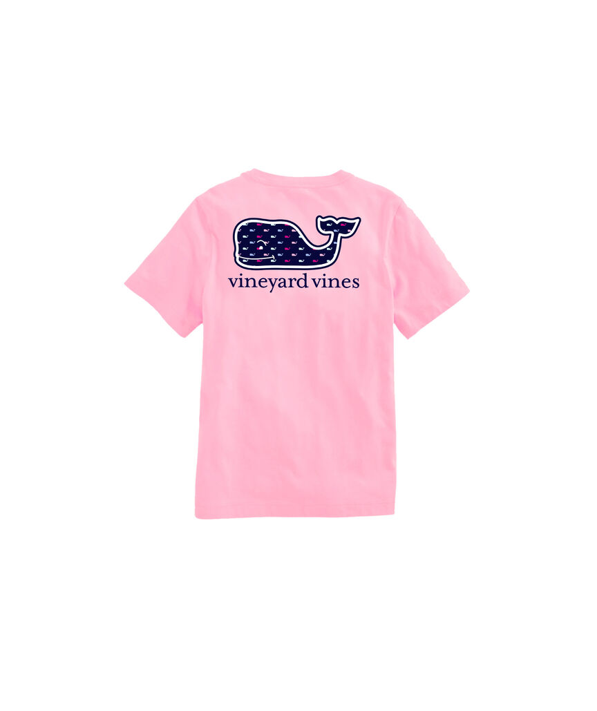 OUTLET Girls' Multi-Whale Short-Sleeve Pocket Tee