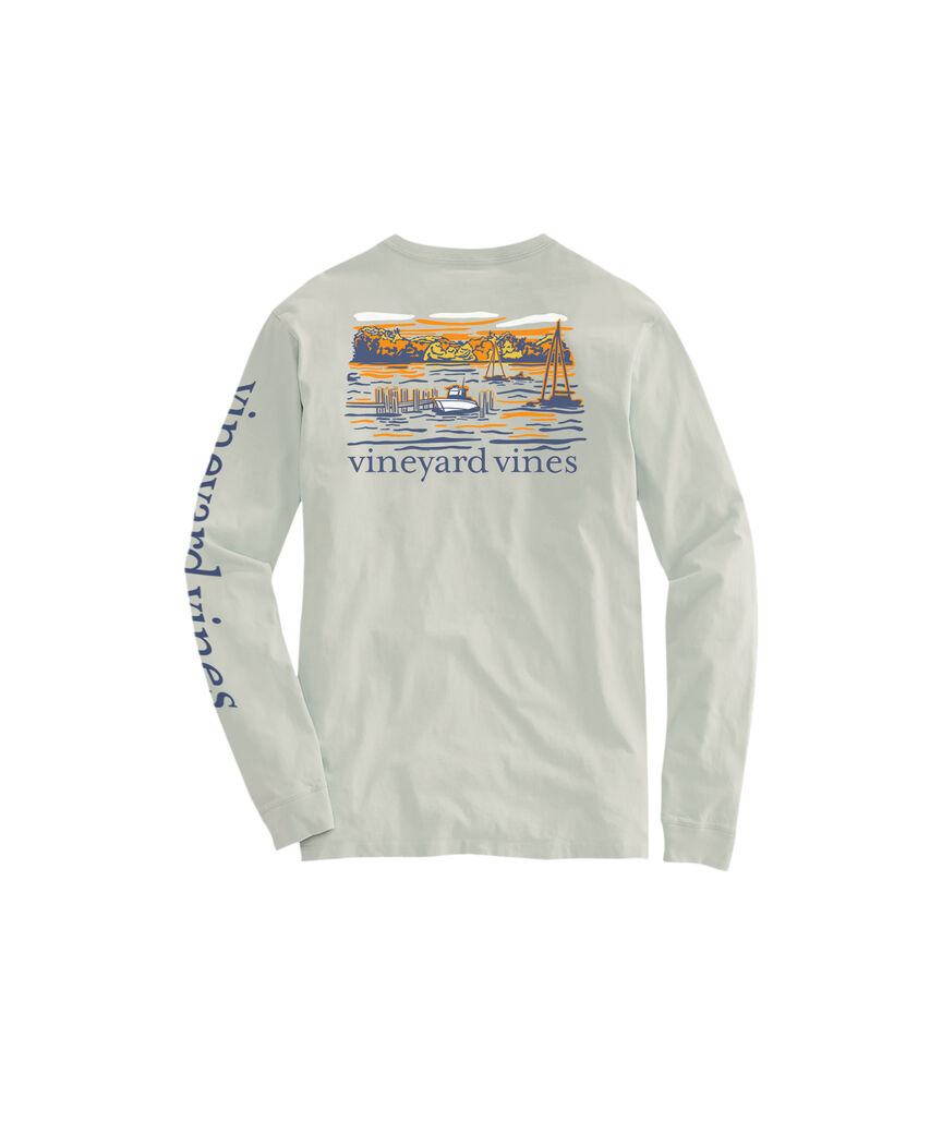 OUTLET Boys' Dockside Autumn Wakes Long-Sleeve Pocket Tee