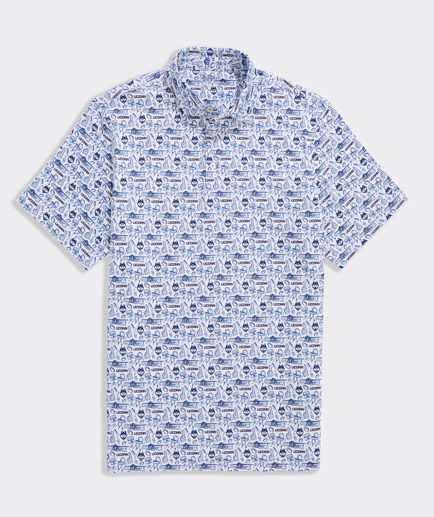 University Of Connecticut Printed Sankaty Polo