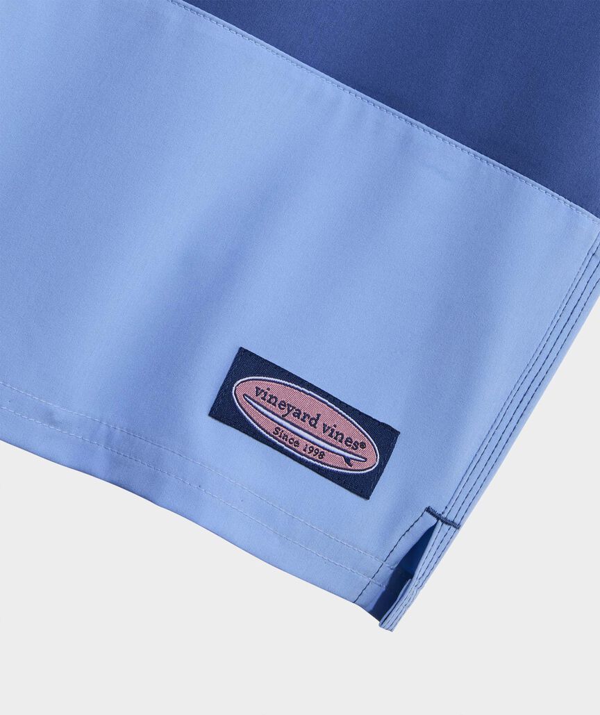 7 Inch Colorblock Chappy Swim Trunks