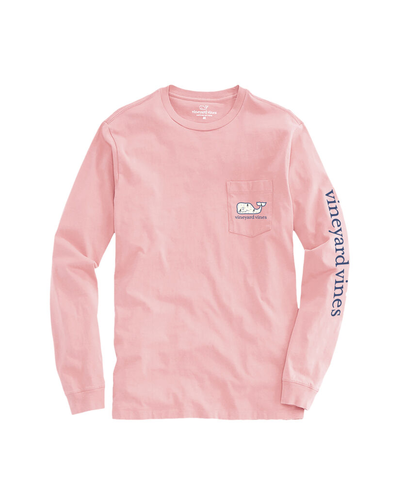 OUTLET Holiday Party Whale Long-Sleeve Pocket Tee