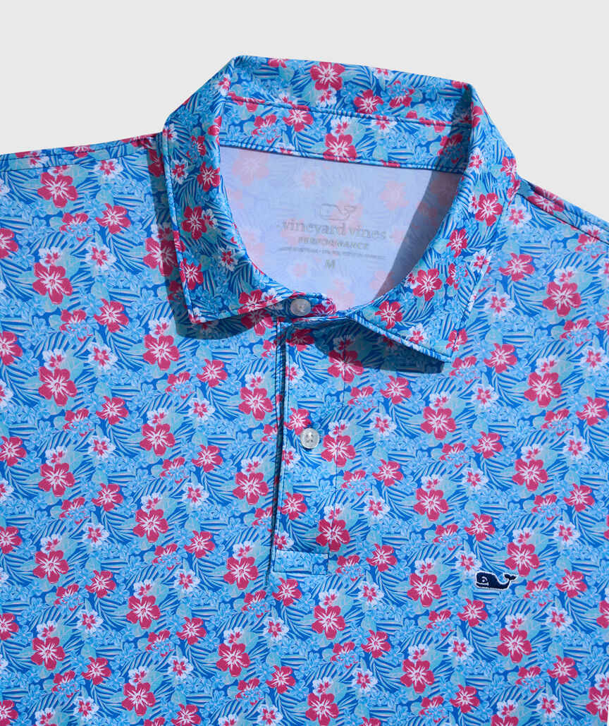 OUTLET Performance Vintage Floral Polo