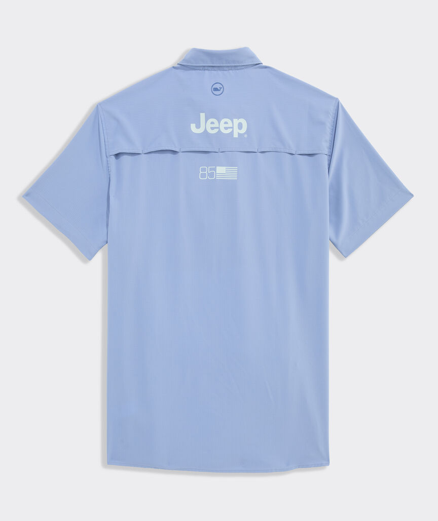 Jeep Collection Performance Short-Sleeve Harbor Shirt