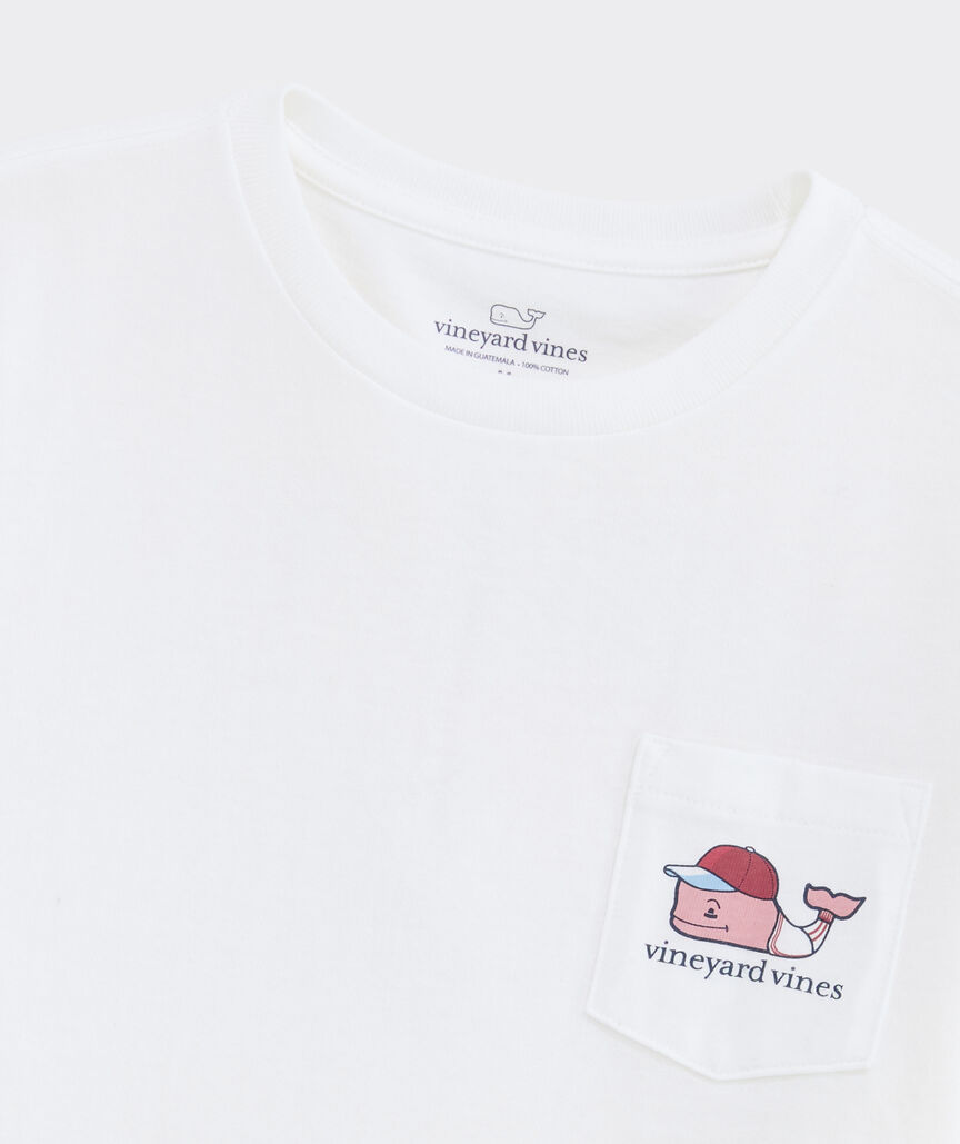 Boys' First Base Whale Short Sleeve Pocket Tee