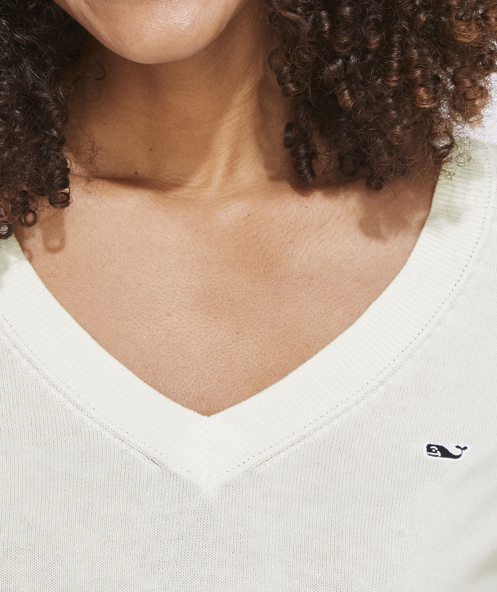 Shop Heritage Cotton VNeck Sweater at vineyard vines