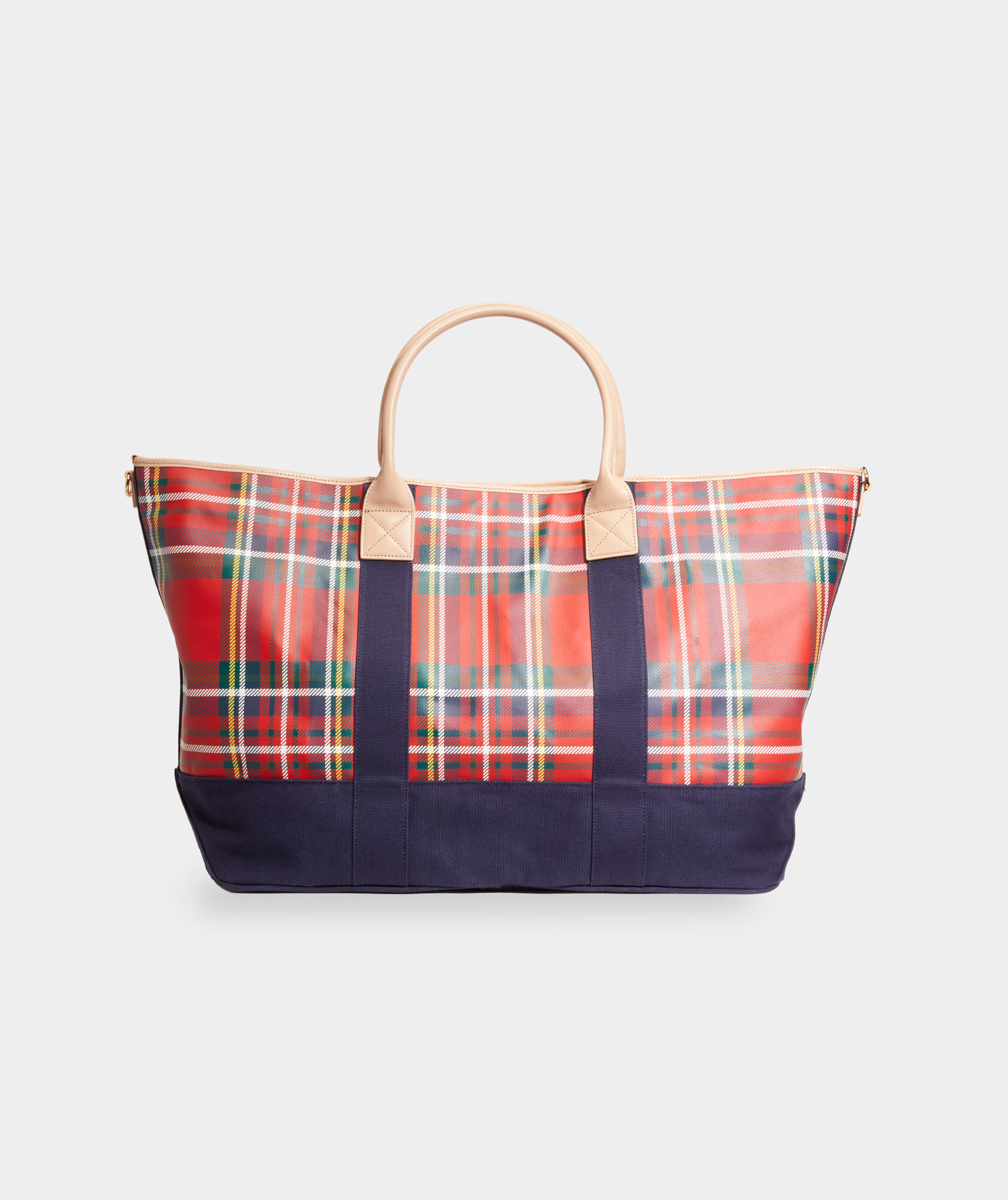 tartan tote