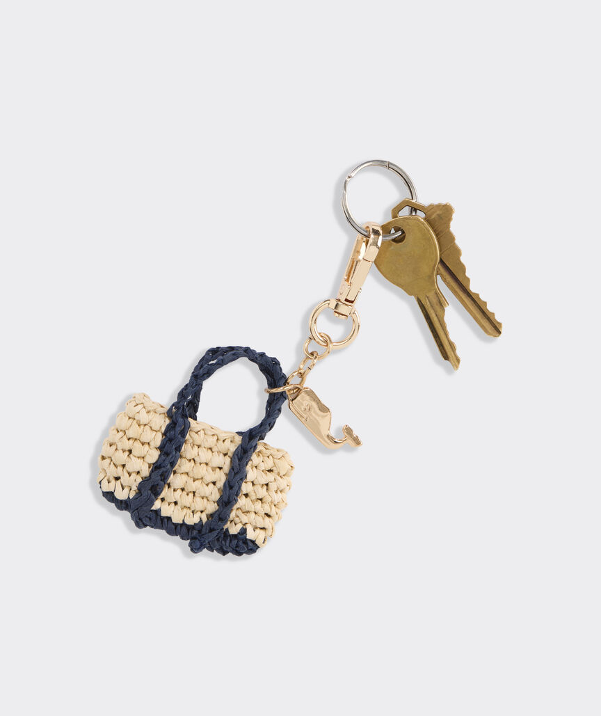 Straw Tote Bag Charm
