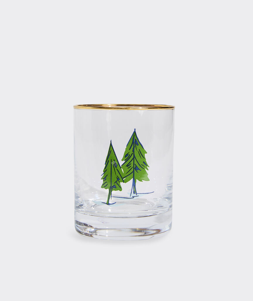 Ski Icons Gold Rim Glasses