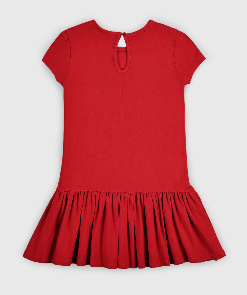 OUTLET Girls' Knit Peplum Dress