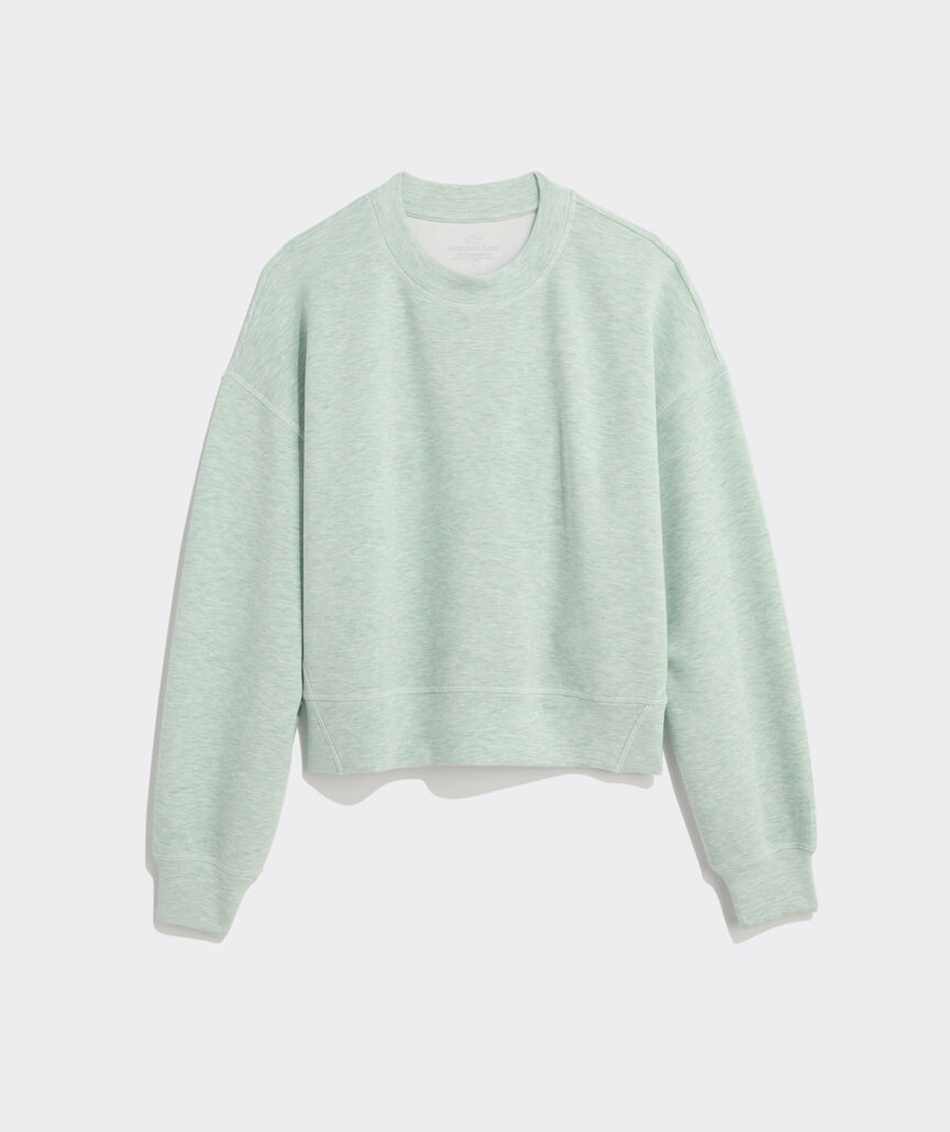 Silky Scuba Cropped Crewneck Sweatshirt