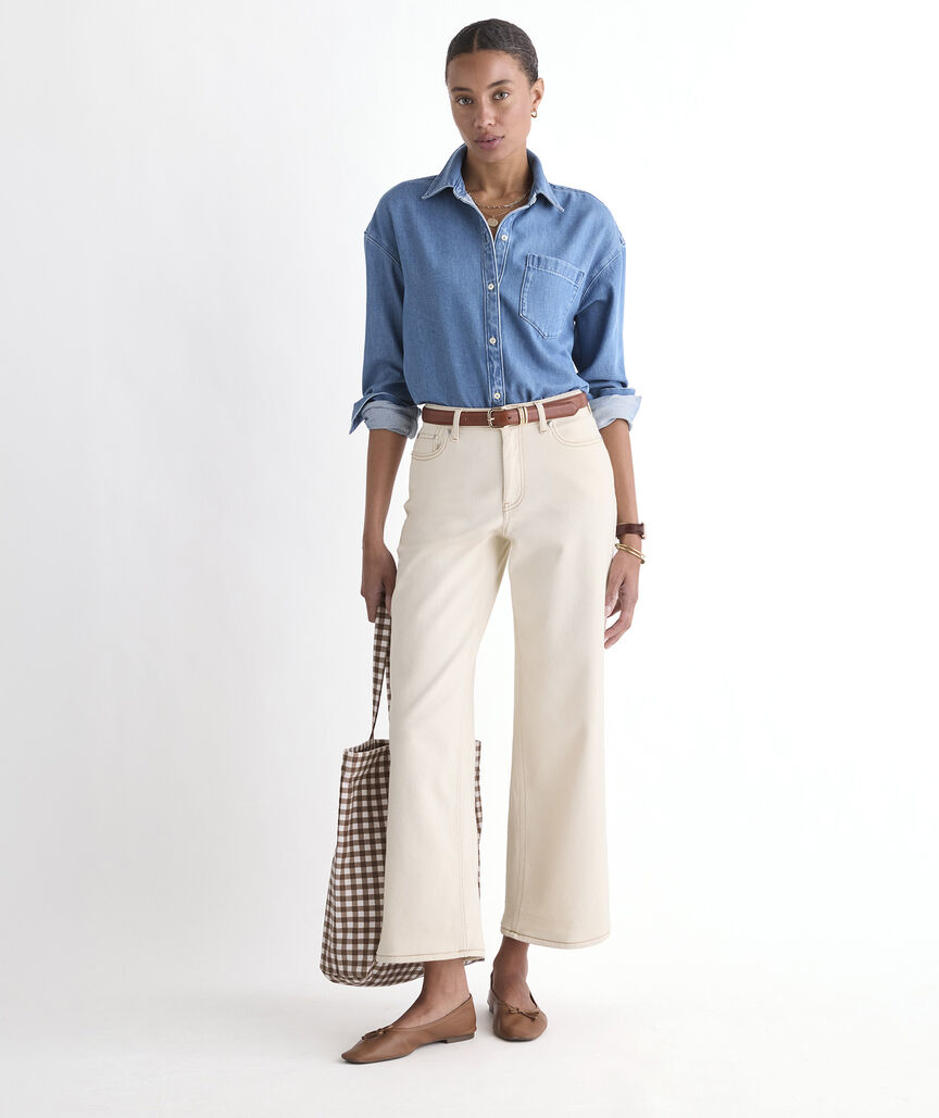 Birdie Denim Button-Down