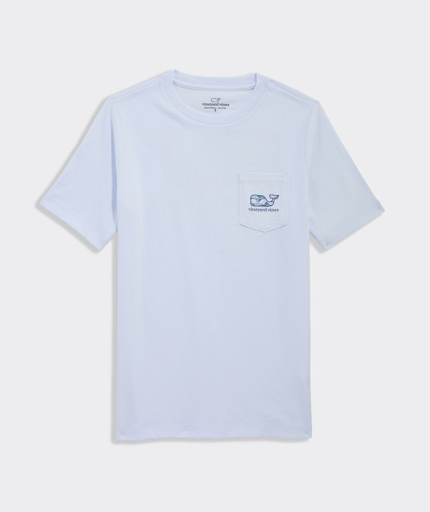 Boys' Pink Drink Redfish Short-Sleeve Pocket Tee