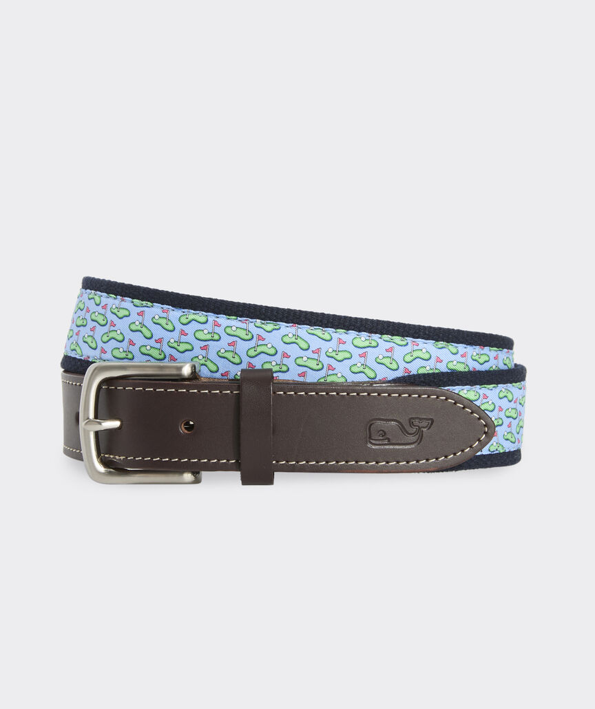 Golf Greens Canvas Club Belt