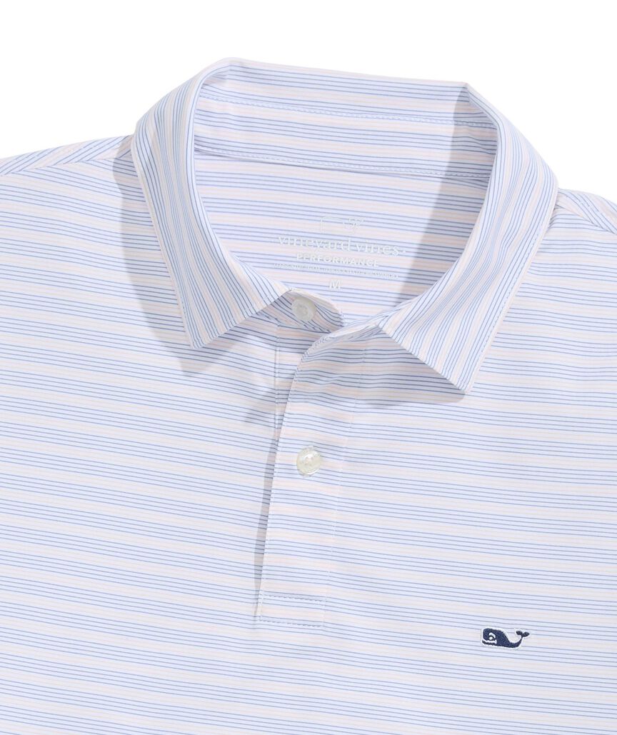 OUTLET St. Jean Stripe Performance Polo
