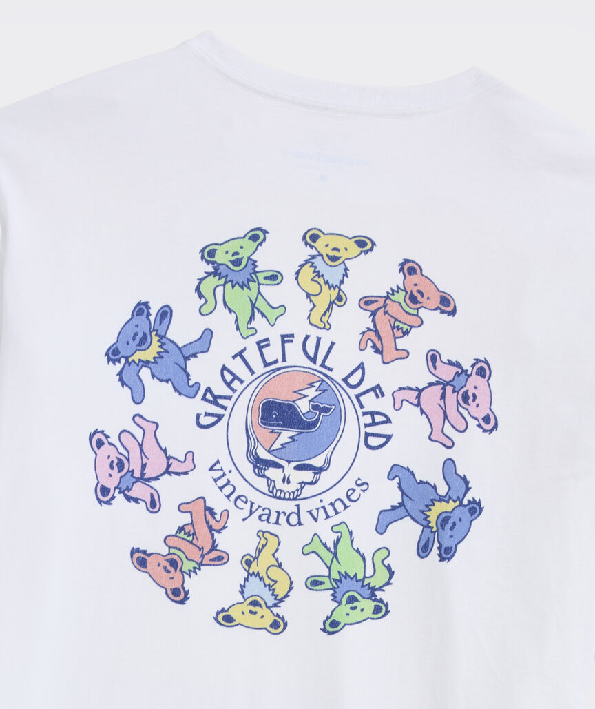 Grateful Dead x vineyard vines Dancing Bears Long-Sleeve Pocket Tee