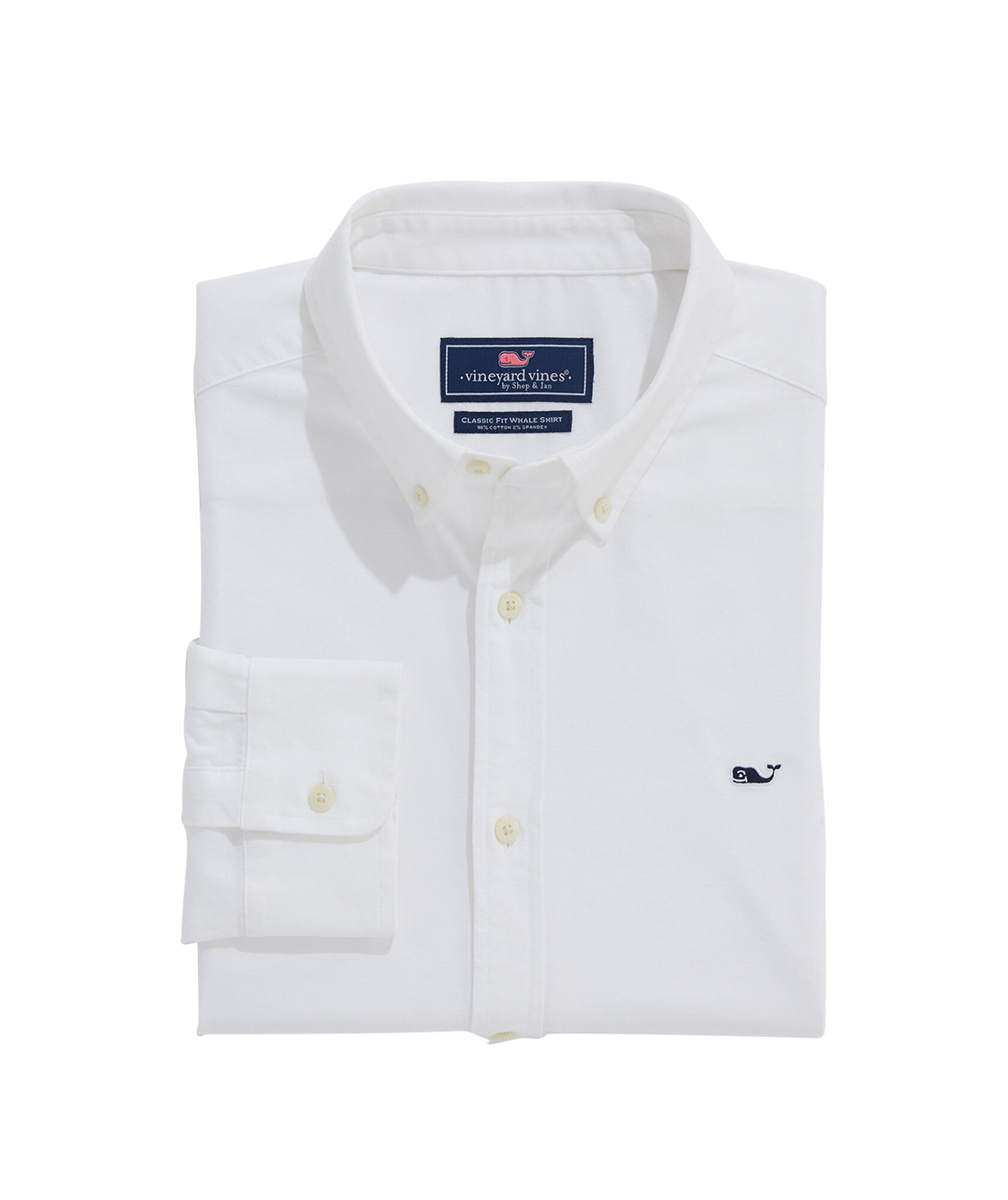 OUTLET Solid Oxford Classic Fit Whale Shirt