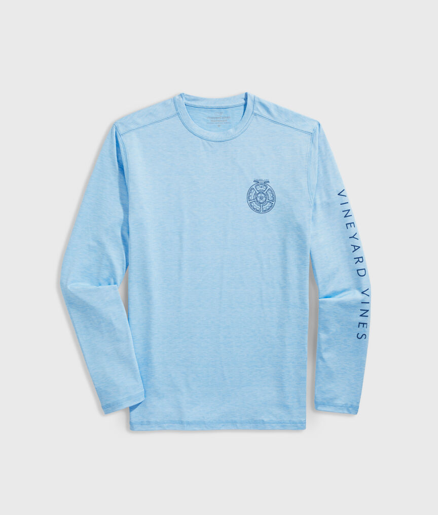 Fly Reel Long-Sleeve Harbor Performance Tee