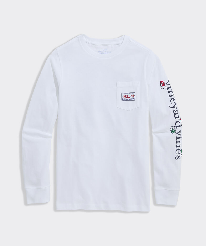 Boys' Best Christmas By Par Long-Sleeve Pocket Tee