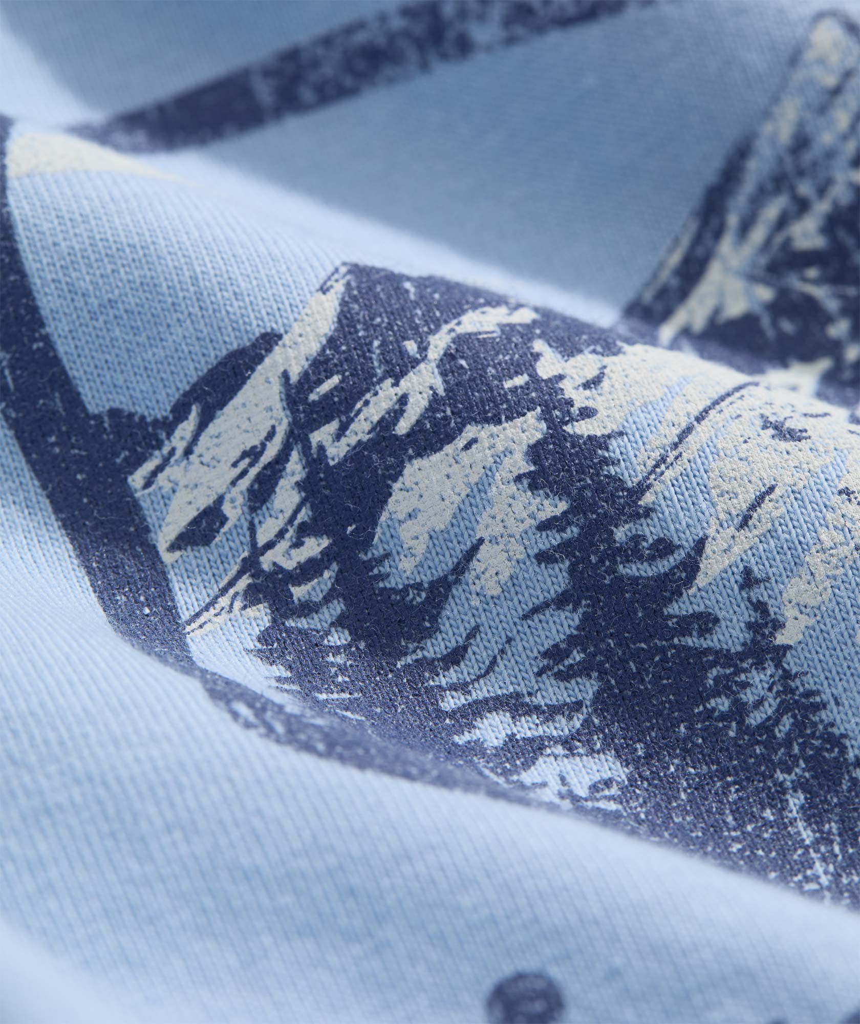 Boys' Ski Mountain Whale Long-Sleeve Pocket Tee