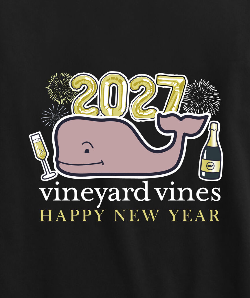 OUTLET New Year's Eve 2027 Whale Long-Sleeve Pocket Tee