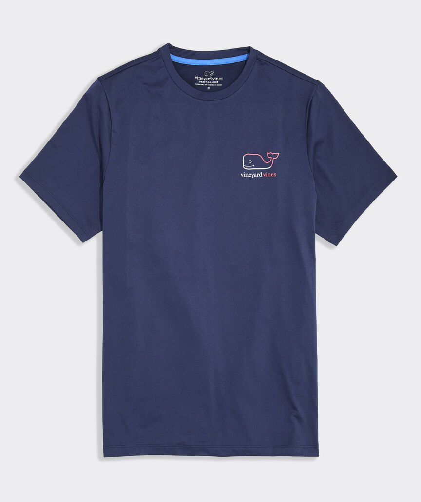 Performance Burgee Whale Short-Sleeve Harbor Tee