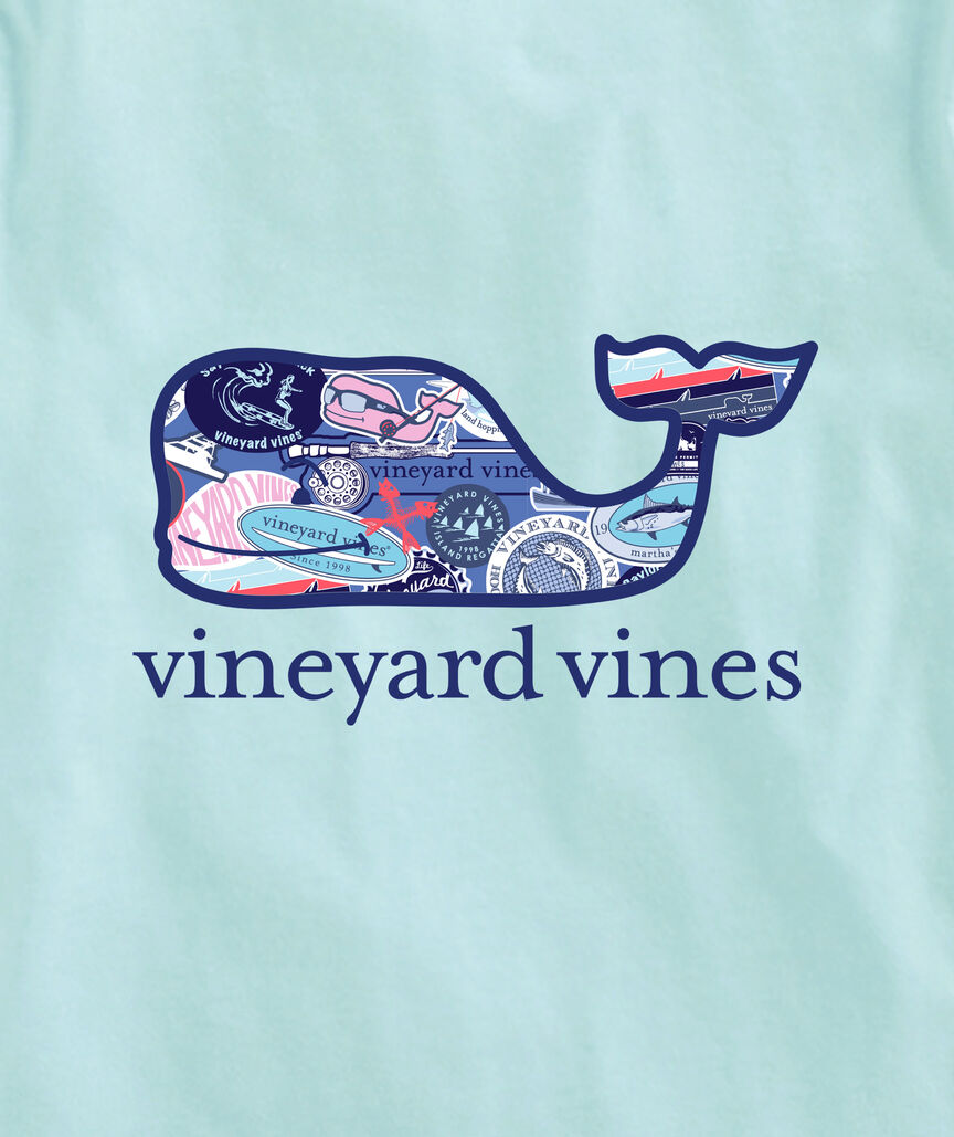 OUTLET Boys' vineyard vines Stickers Whale Short-Sleeve Pocket Tee