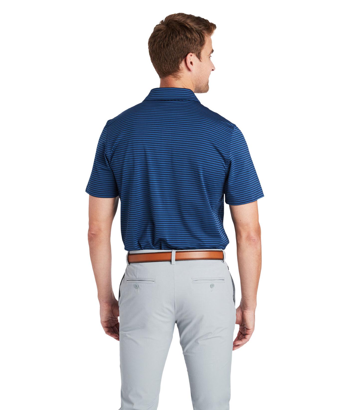 Kennedy Stripe Sankaty Performance Polo