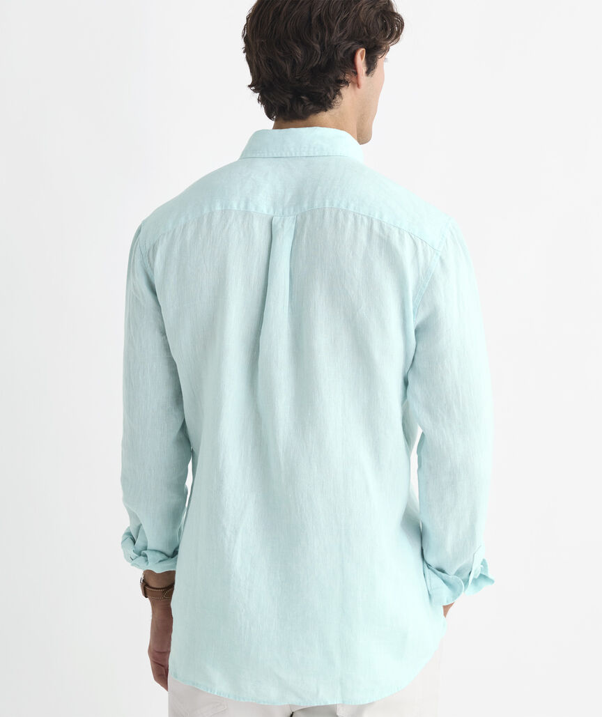 Surfside Solid Linen Shirt