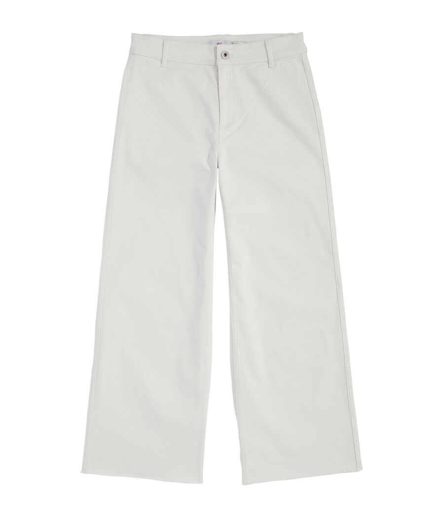 OUTLET Women's Wide Leg Denim Pants