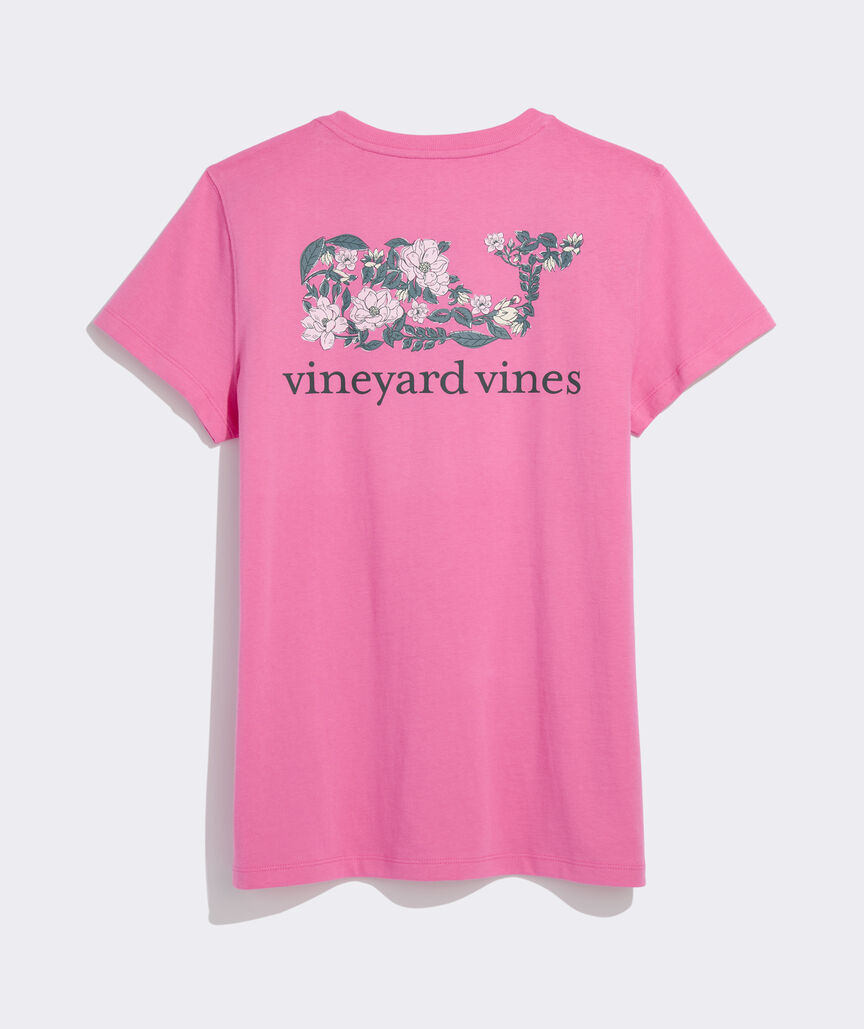 Magnolia Block Print Dynamic Whale Short-Sleeve Pocket Tee