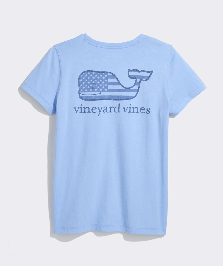 Tonal New Flag Whale Short-Sleeve Pocket Tee