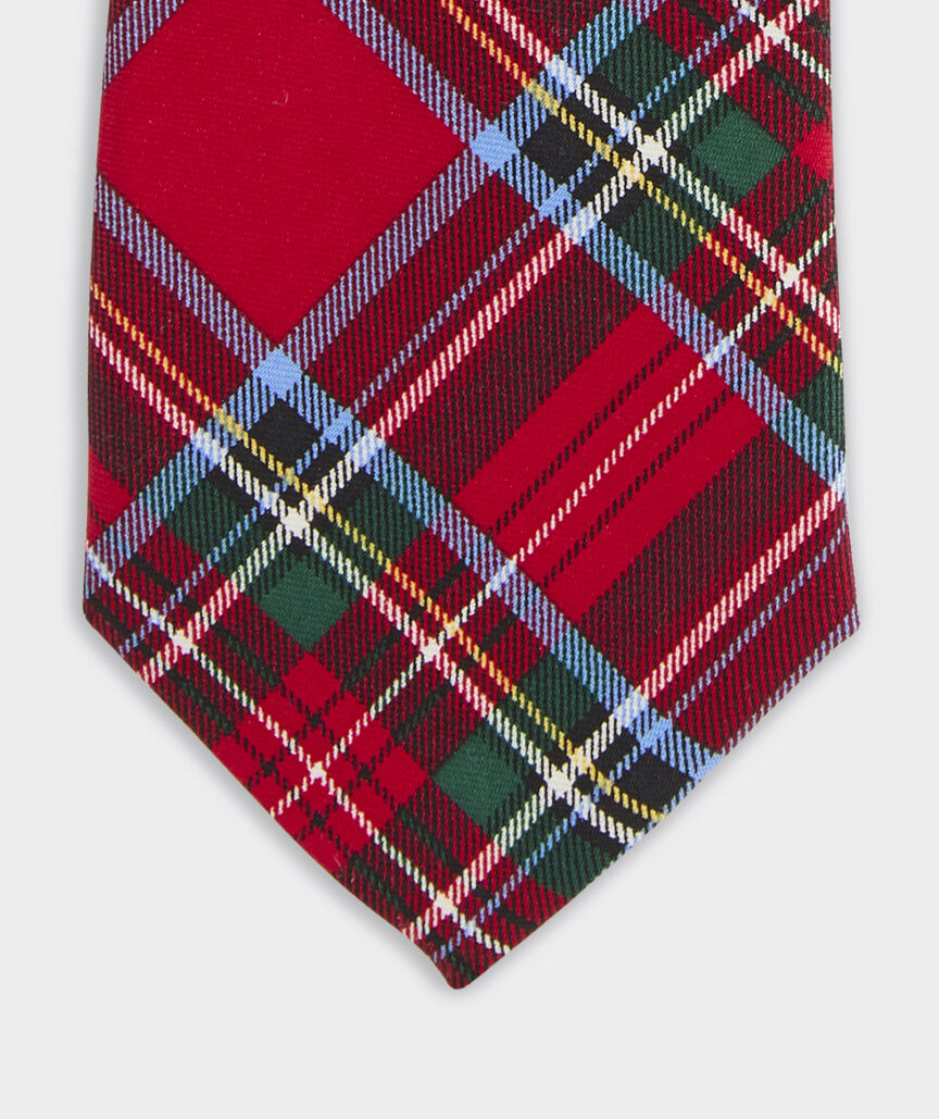 Boys' Noel Tartan Silk Tie
