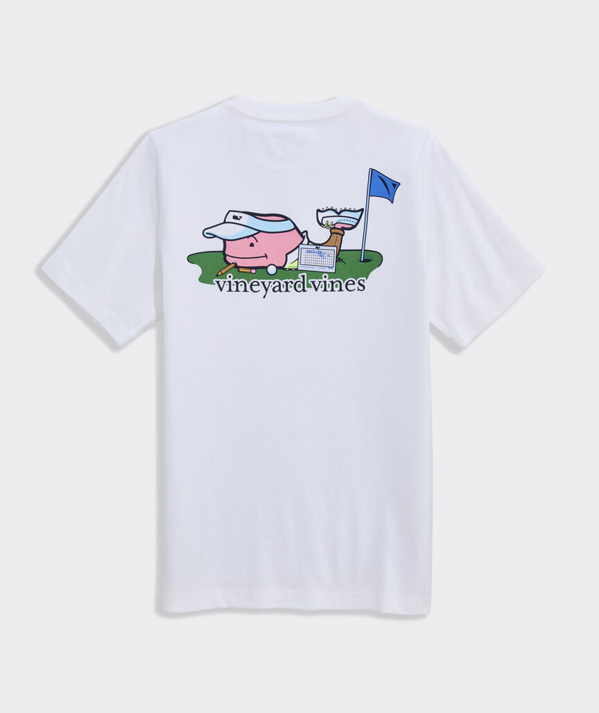 Boys' Golf Whale Short-Sleeve Pocket Tee