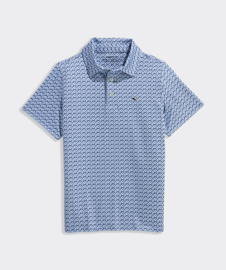 Boys' Performance Printed Sankaty Polo