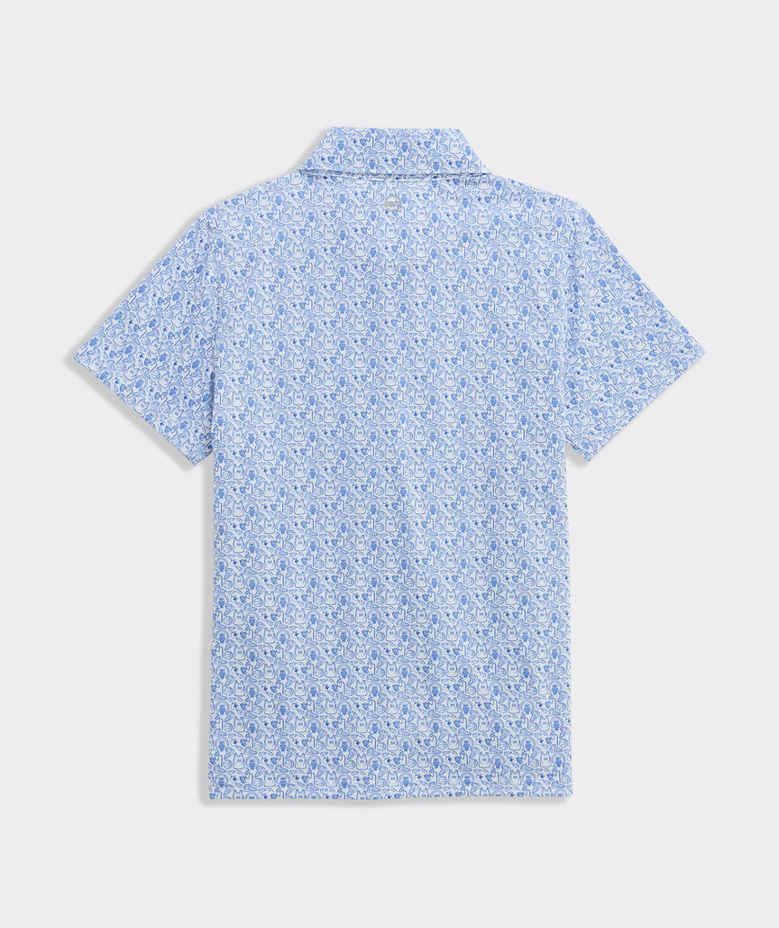 Boys' Performance Printed Sankaty Polo