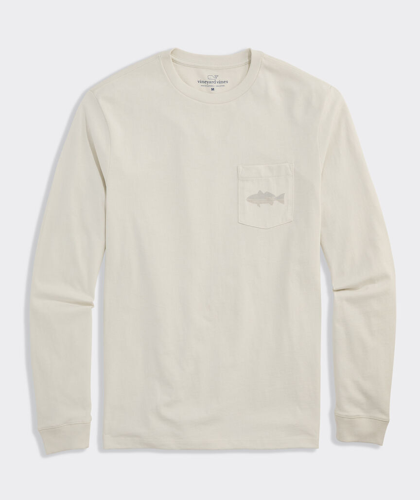 Redfish Camo Long-Sleeve Pocket Tee