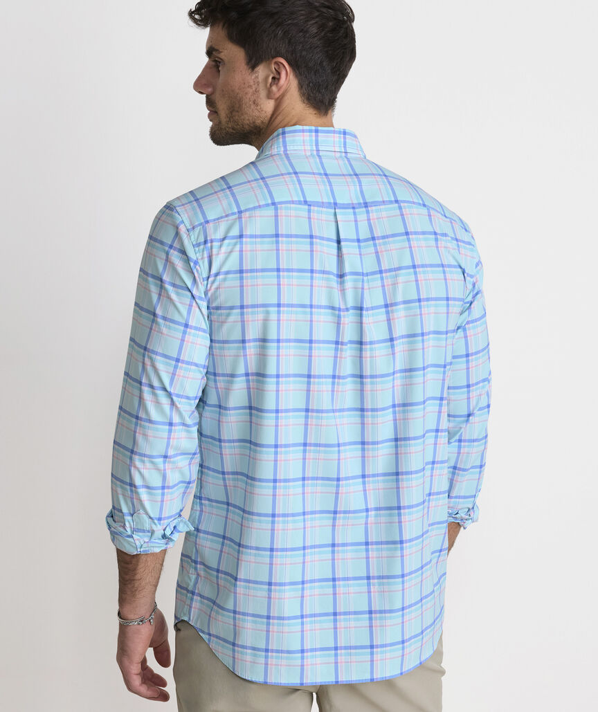 Performance Coconut Key Plaid Featherweight Shirt