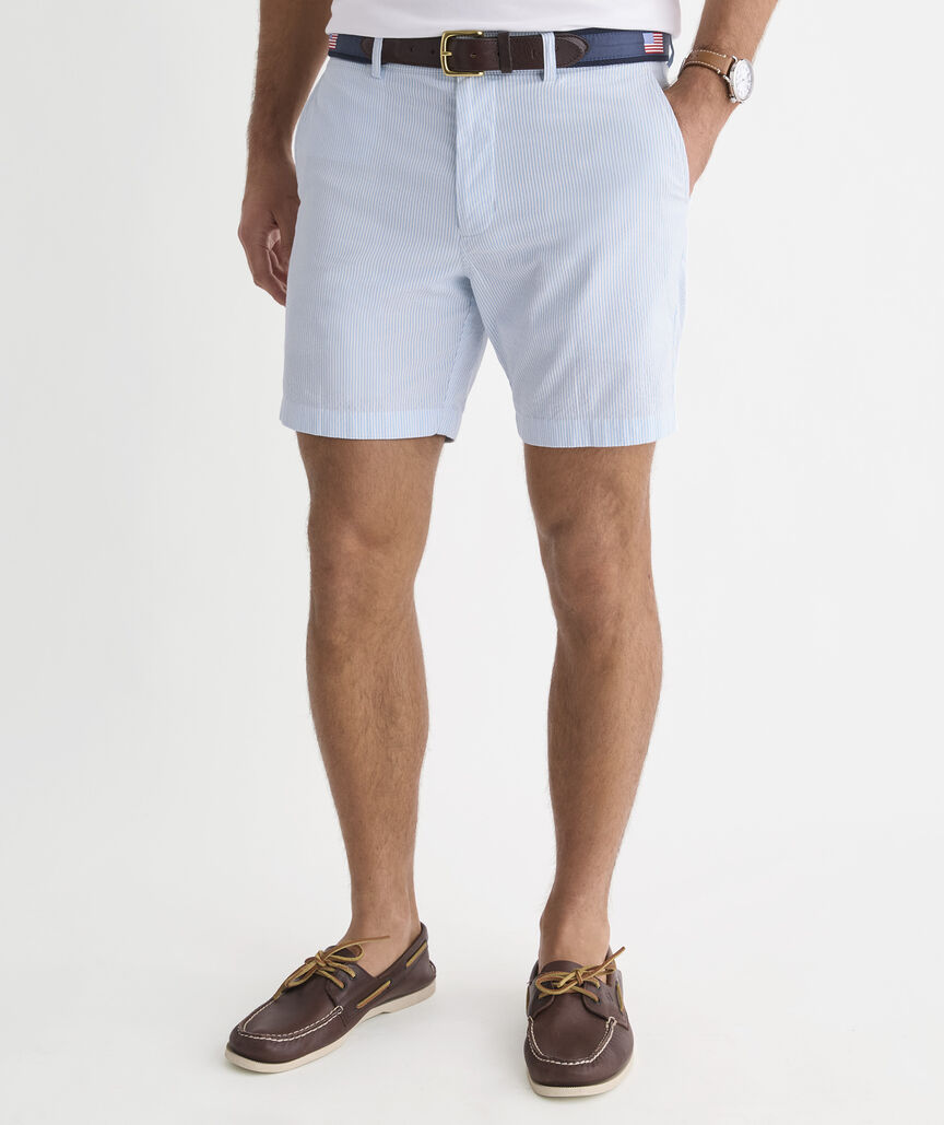 7 Inch Seersucker Chilmark Chino Shorts