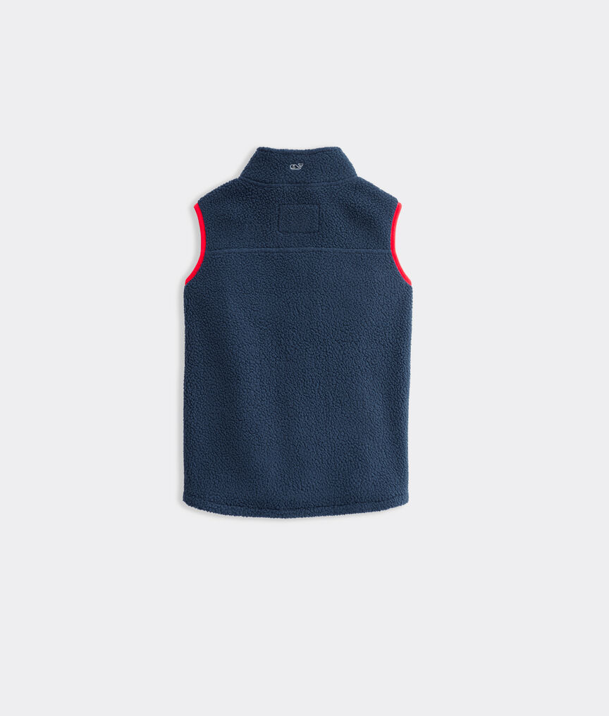 Girls Full-Zip Sherpa Vest
