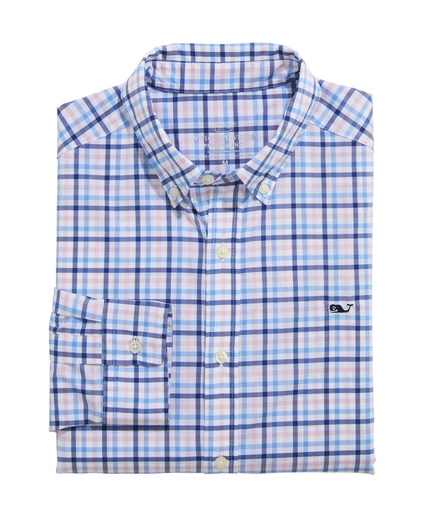 OUTLET Performance Nylon Tattersall Shirt